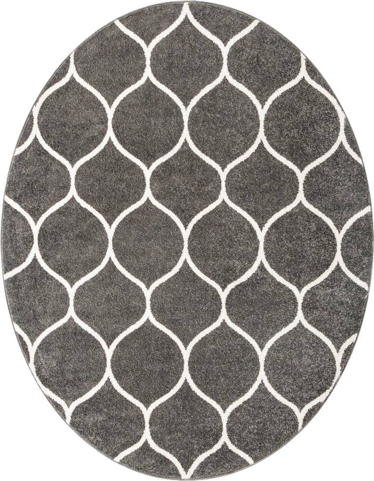 Detail image of 4' x 4' Lattice Frieze Round Rug
