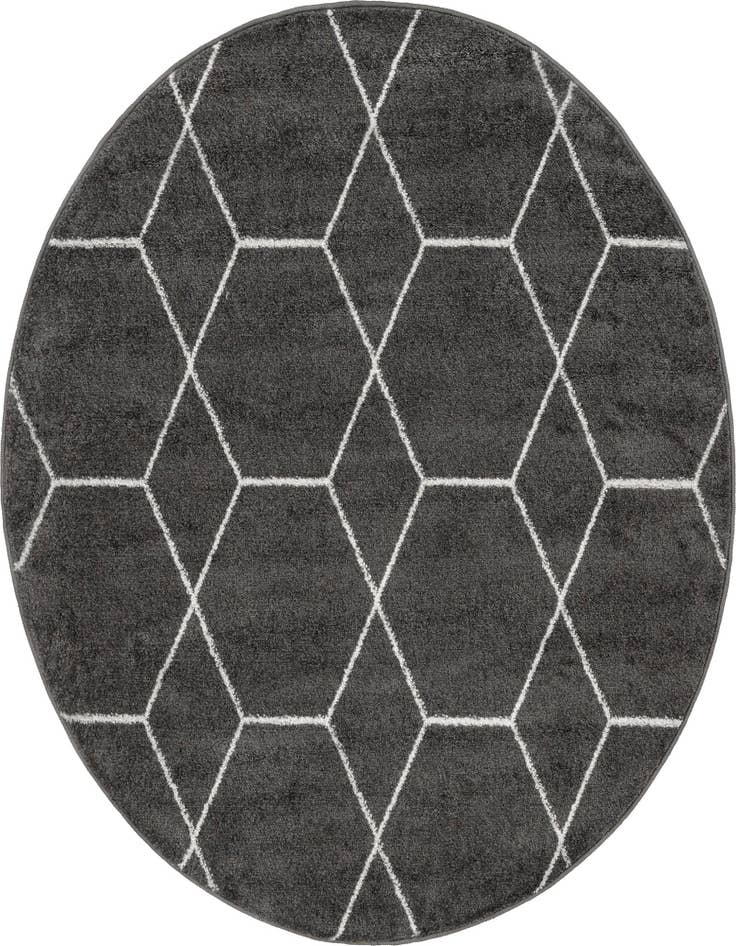 Detail image of 3' x 3' Lattice Frieze Round Rug