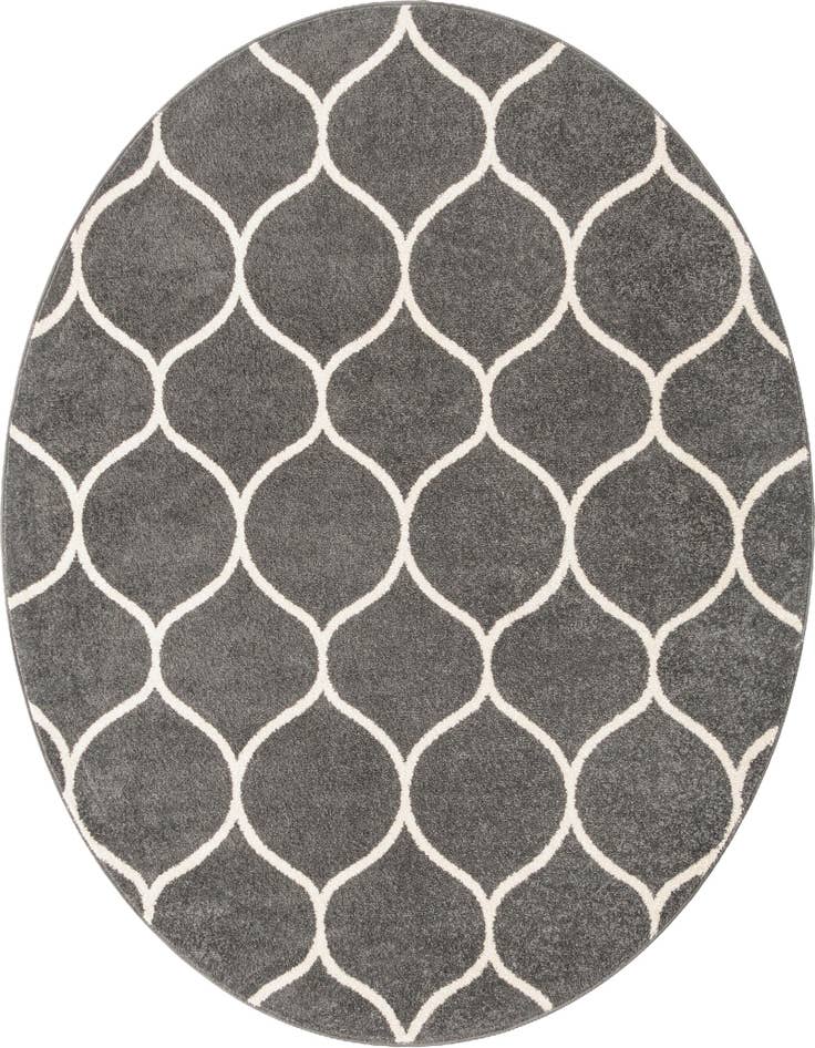 Detail image of 7' x 7' Lattice Frieze Round Rug