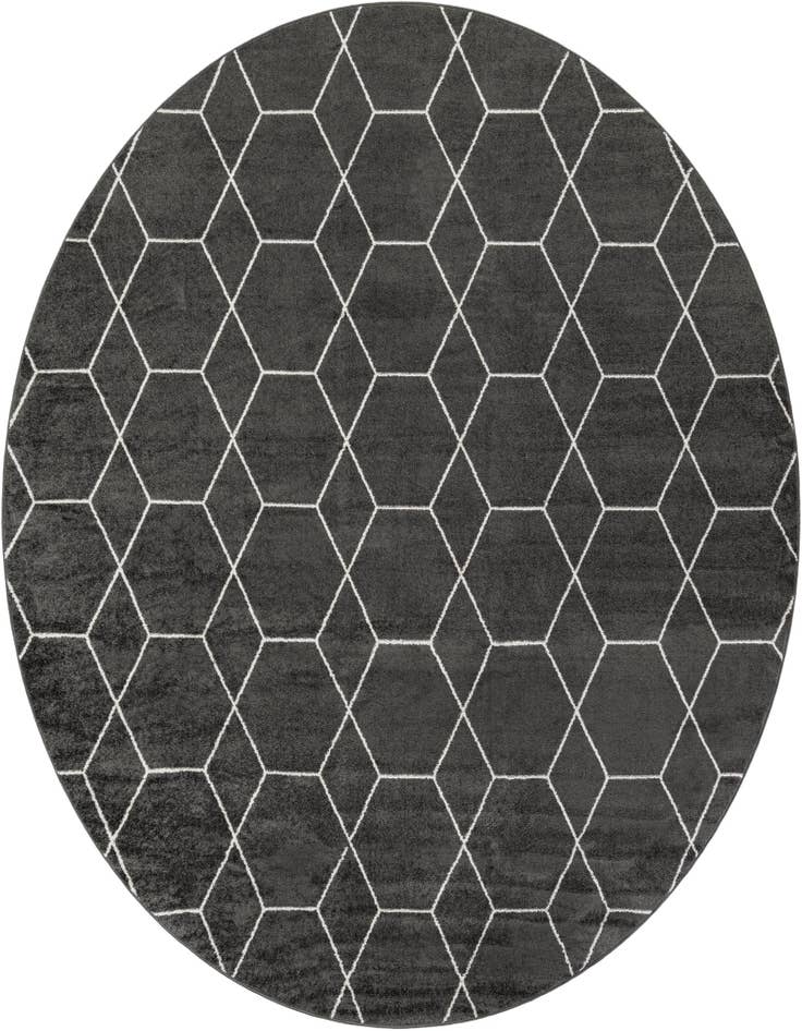 Detail image of 12' x 12' Lattice Frieze Round Rug