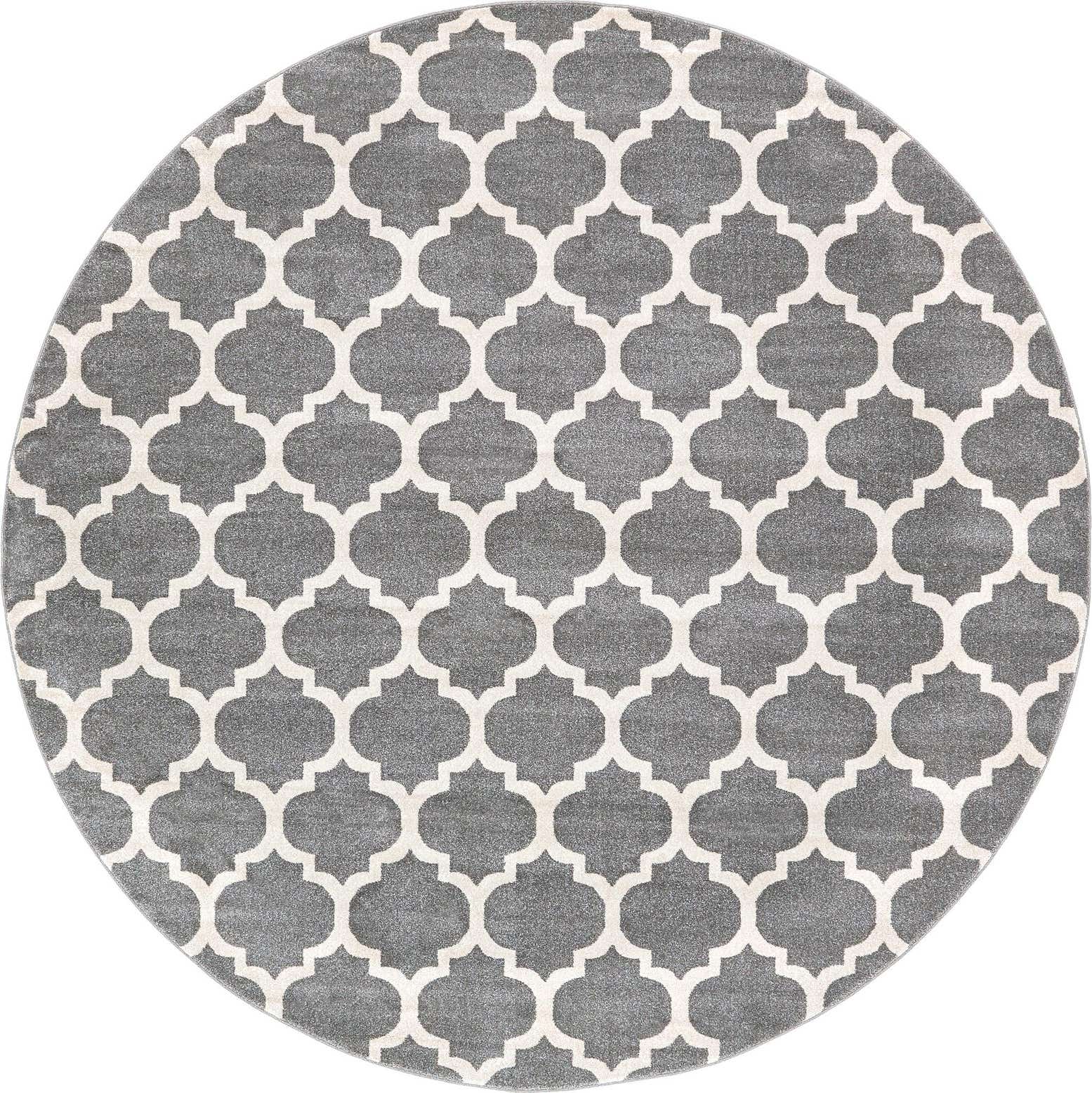 10' x 10' Lattice Round Rug