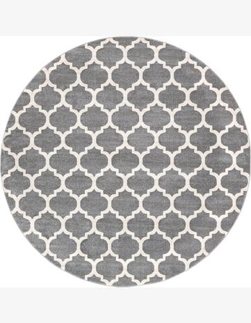 10' x 10' Lattice Round Rug