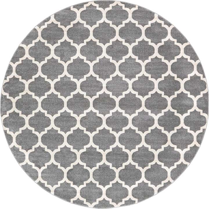 10' x 10' Lattice Round Rug