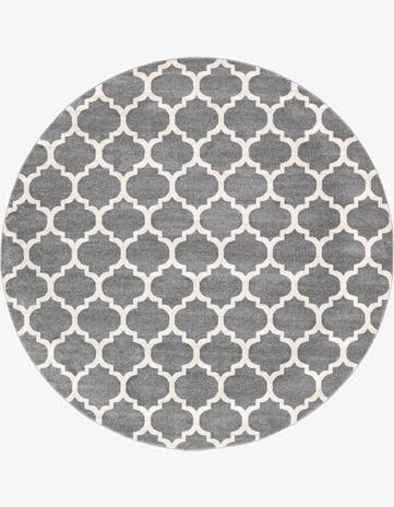 10' x 10' Lattice Round Rug