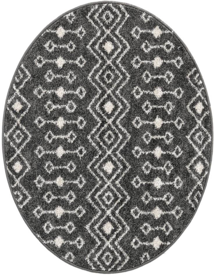Detail image of 3' 3 x 3' 3 Moroccan Trellis Round Rug