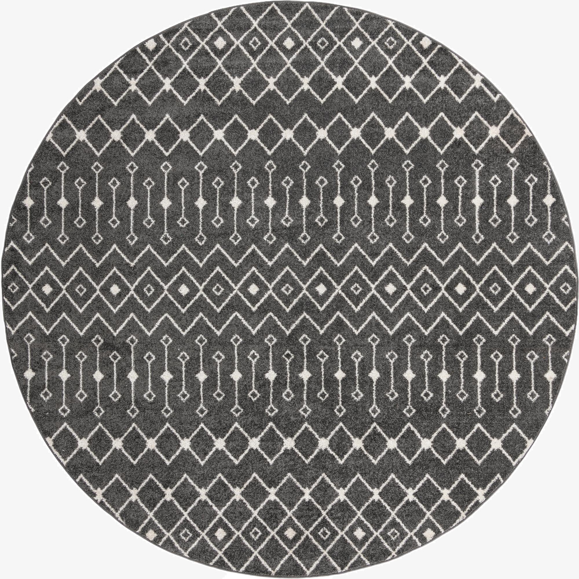 Primary image 10' x 10' Moroccan Trellis Round Rug
