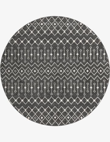 10' x 10' Moroccan Trellis Round Rug