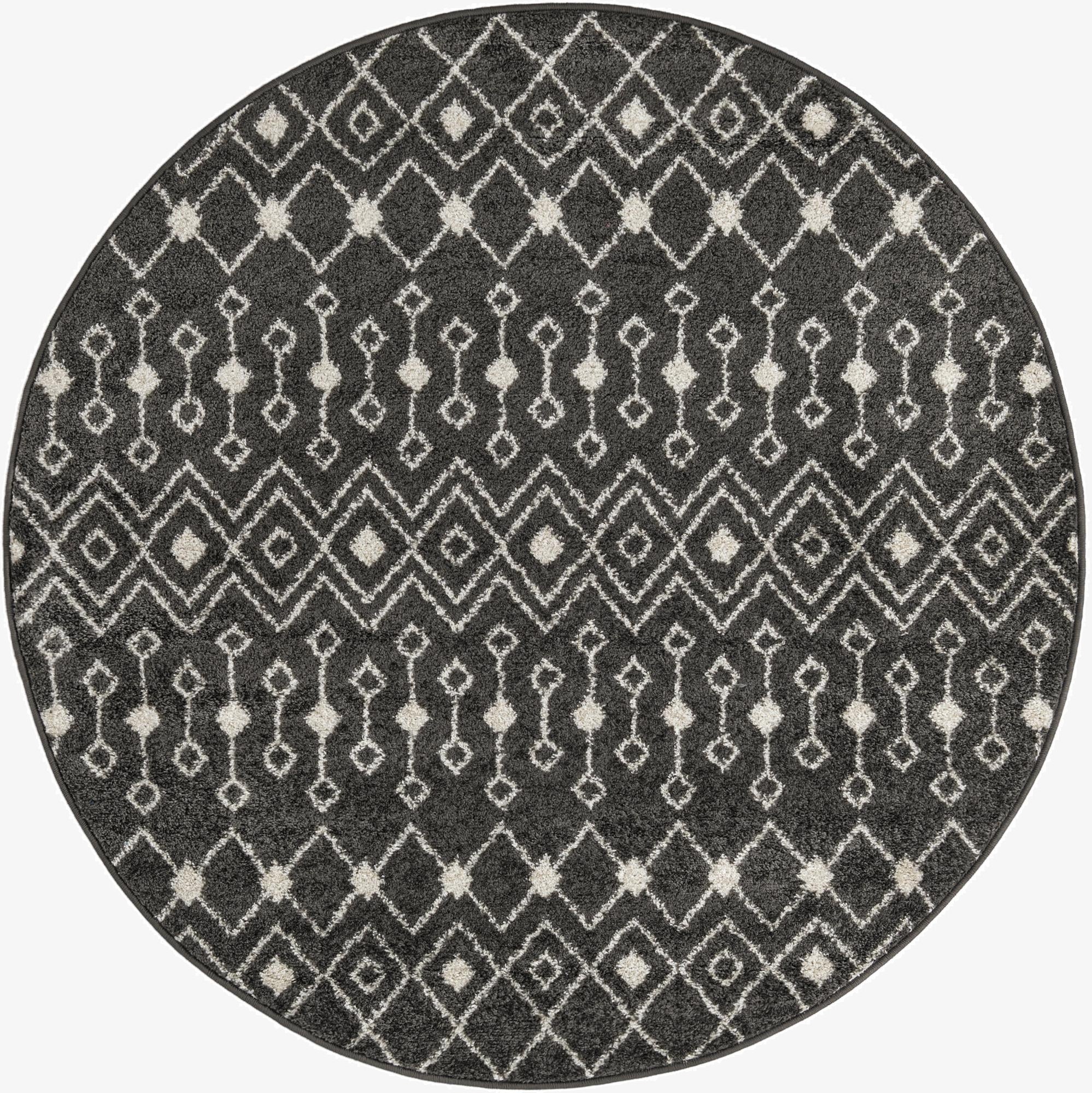 Primary image 5' 3 x 5' 3 Moroccan Trellis Round Rug
