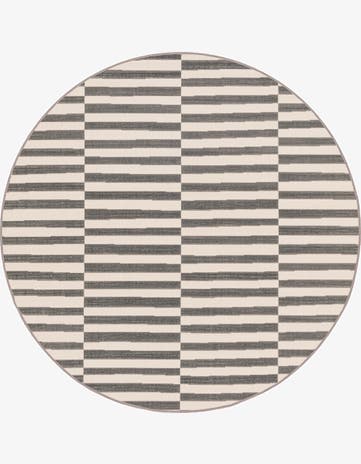 Dark Gray SoHo Round Rug