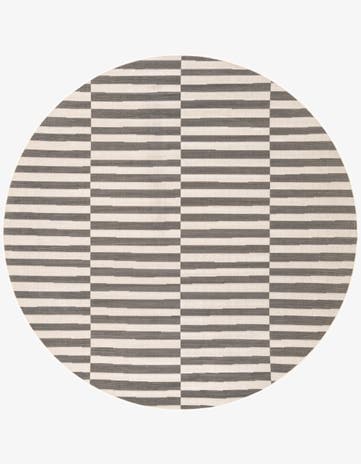 Dark Gray SoHo Round Rug