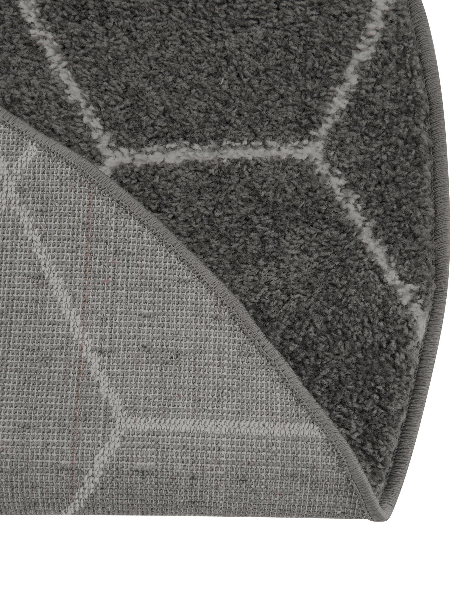 7' x 7' Trellis Frieze Round Rug