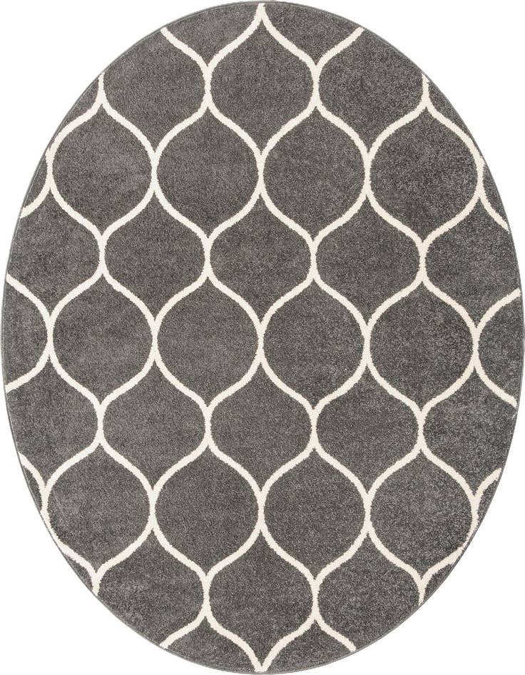 Detail image of 5' 3 x 5' 3 Trellis Frieze Round Rug