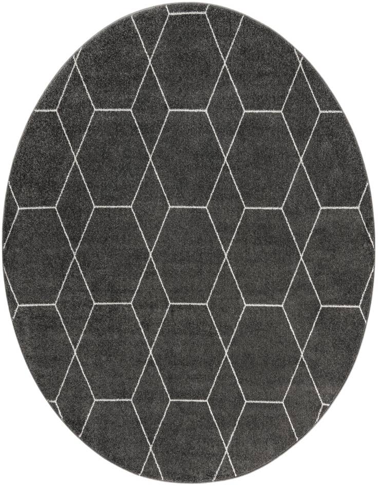 Detail image of 5' 3 x 5' 3 Trellis Frieze Round Rug