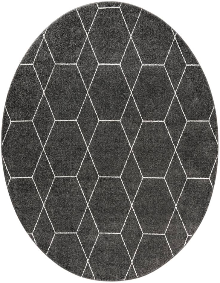 Detail image of 6' x 6' Trellis Frieze Round Rug