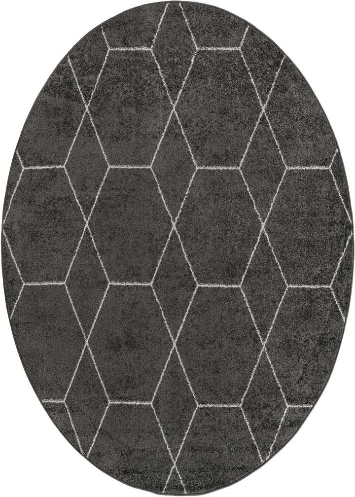 7' x 7' Trellis Frieze Round Rug