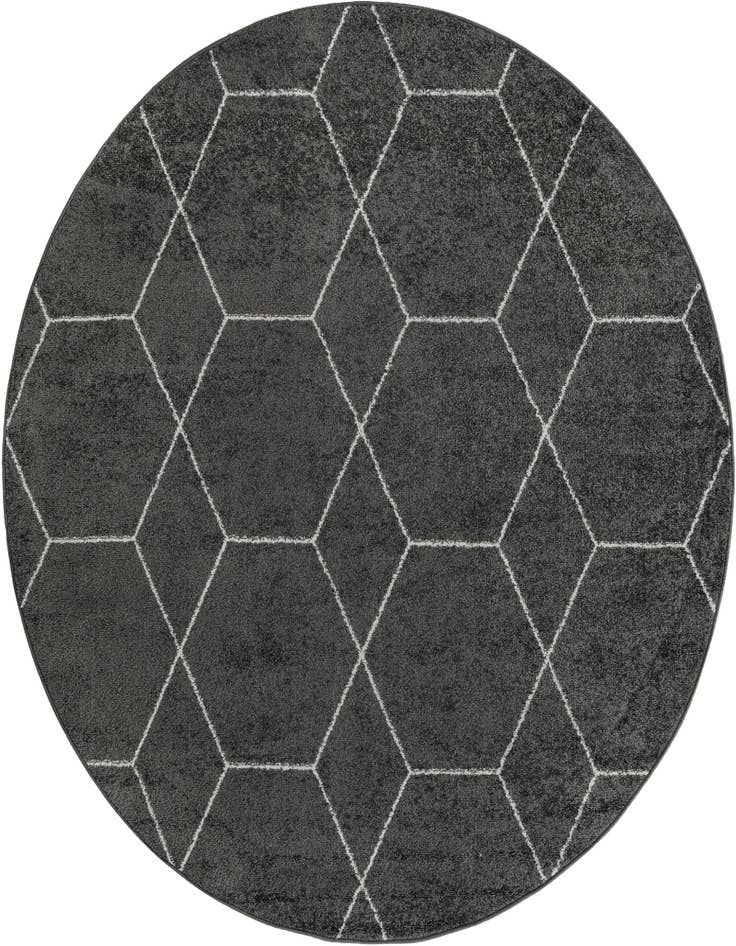 Detail image of 7' x 7' Trellis Frieze Round Rug