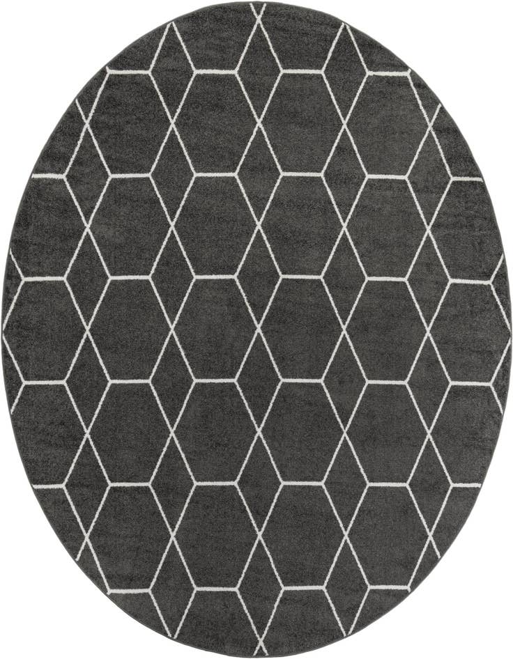 Detail image of 10' x 10' Trellis Frieze Round Rug