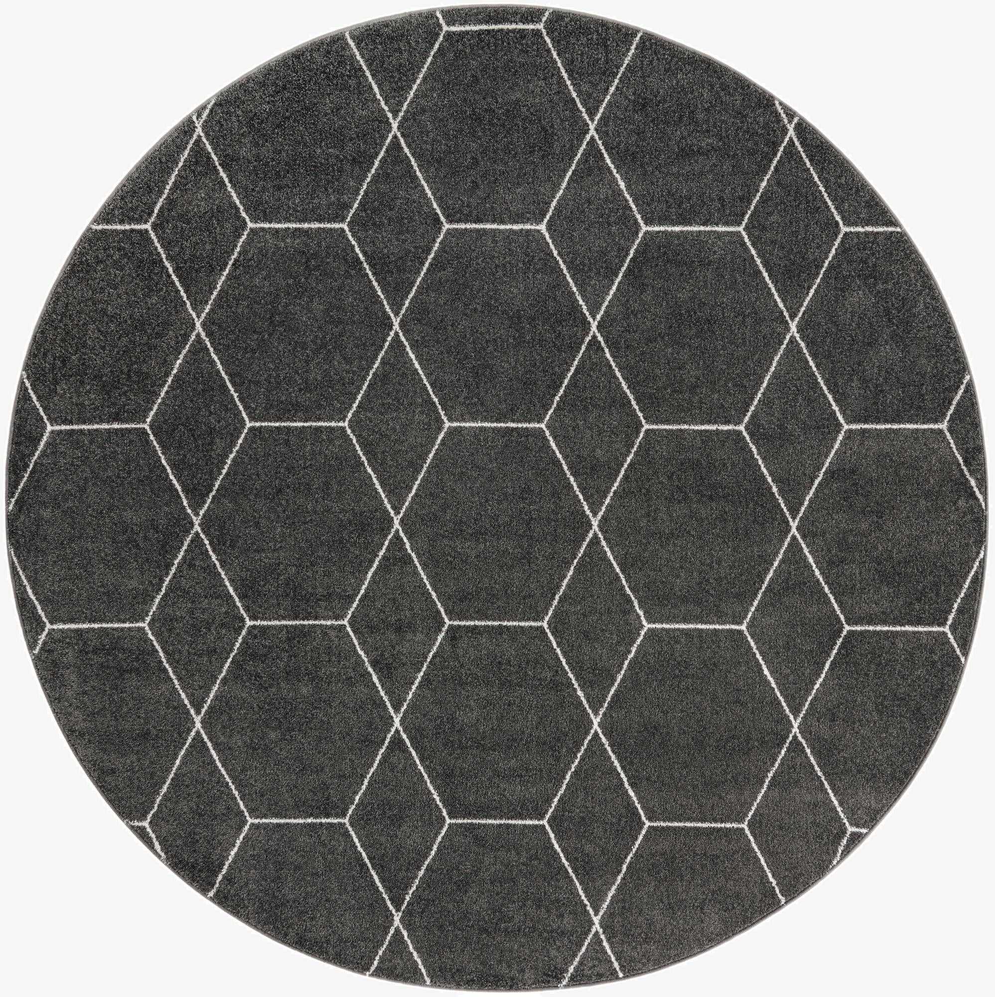 Primary image 5' 3 x 5' 3 Trellis Frieze Round Rug