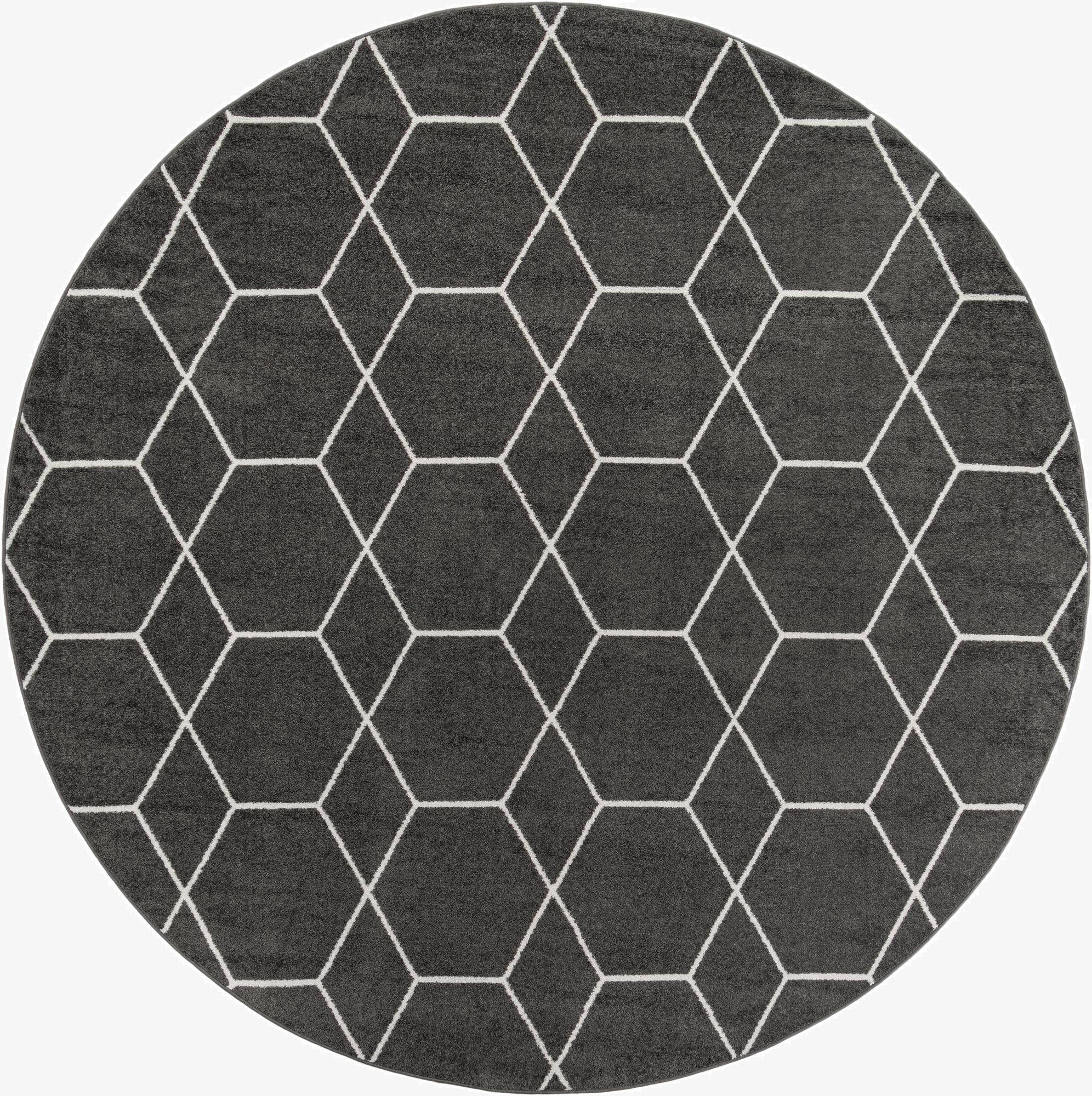 10' x 10' Trellis Frieze Round Rug