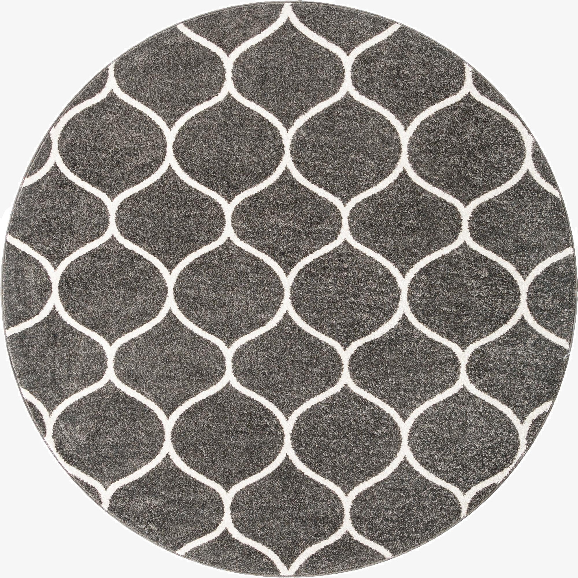 Primary image 4' x 4' Trellis Frieze Round Rug