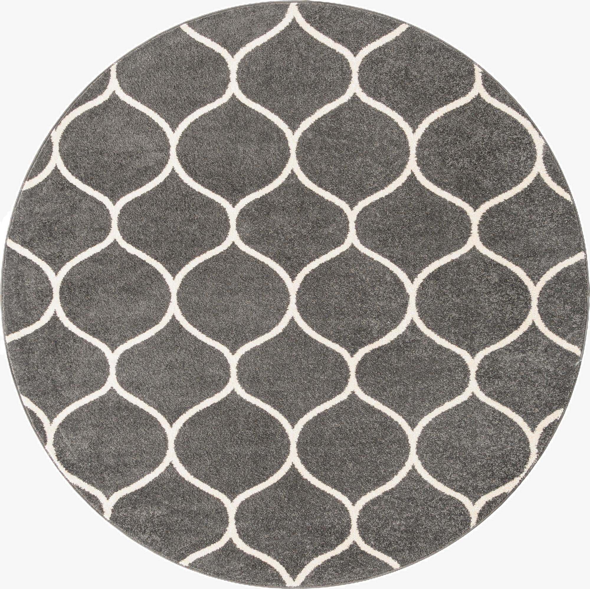 Primary image 6' x 6' Trellis Frieze Round Rug