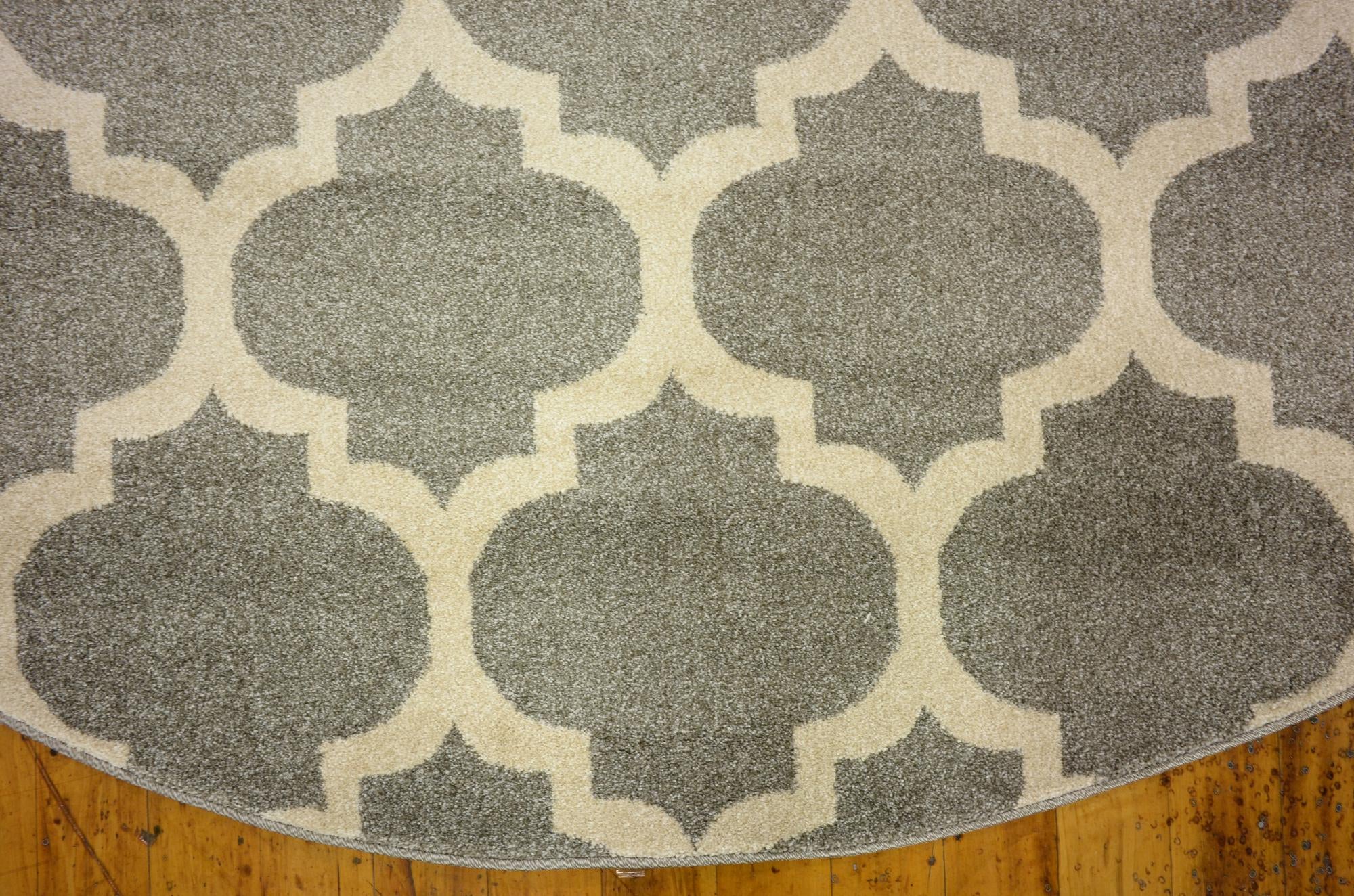 8' x 8' Trellis Round Rug