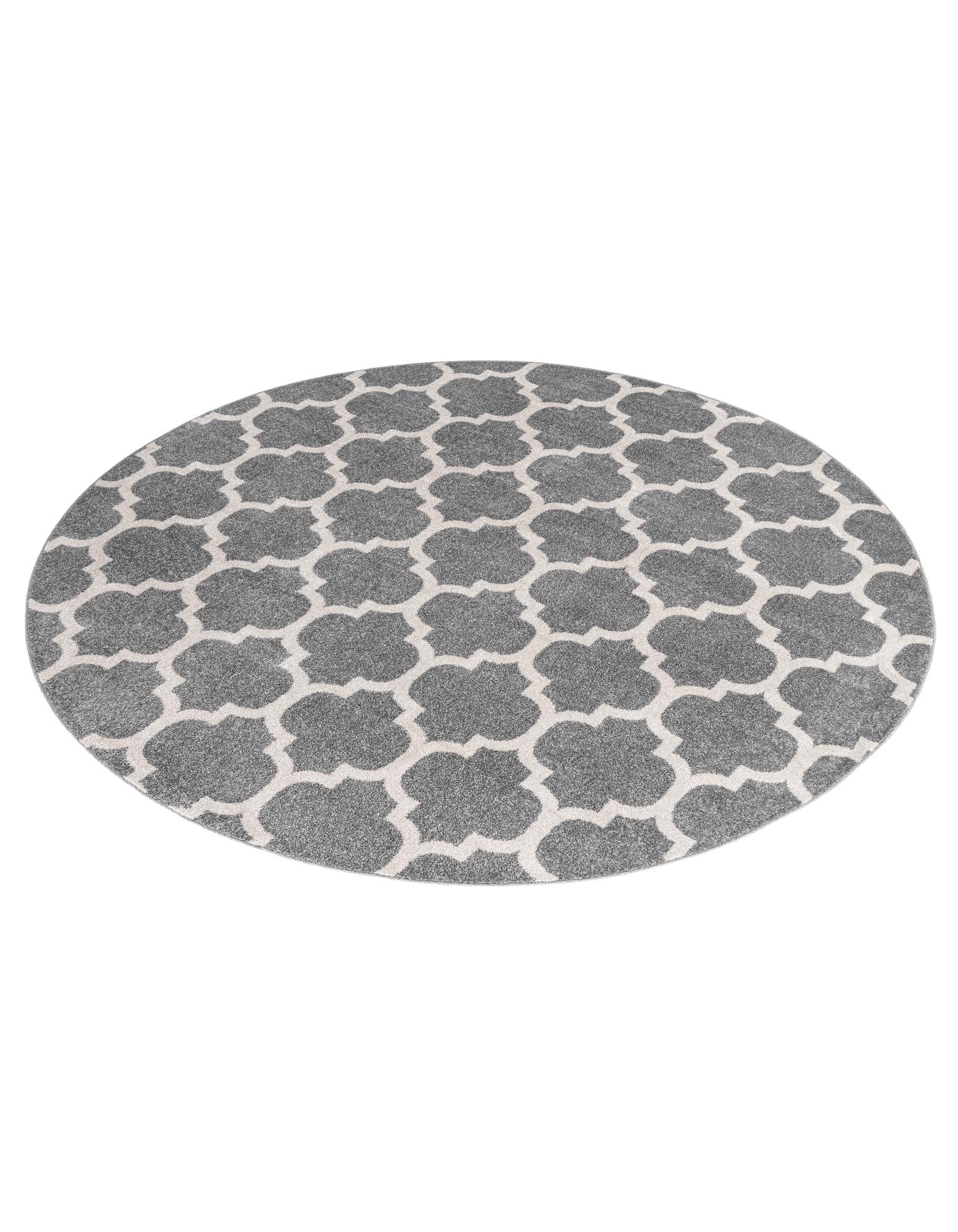 8' x 8' Trellis Round Rug
