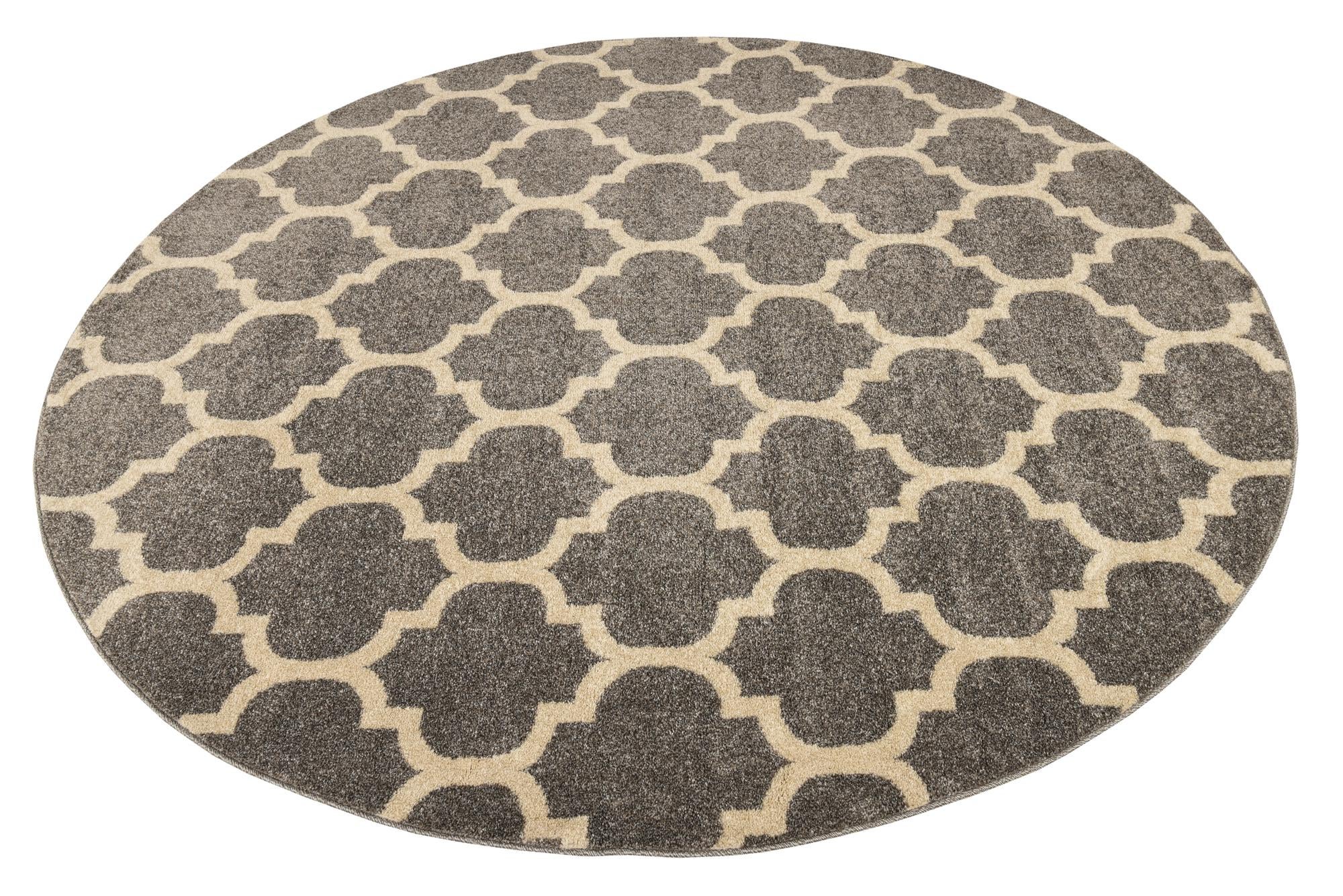 8' x 8' Trellis Round Rug