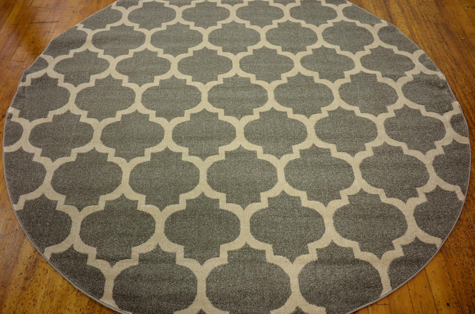 8' x 8' Trellis Round Rug