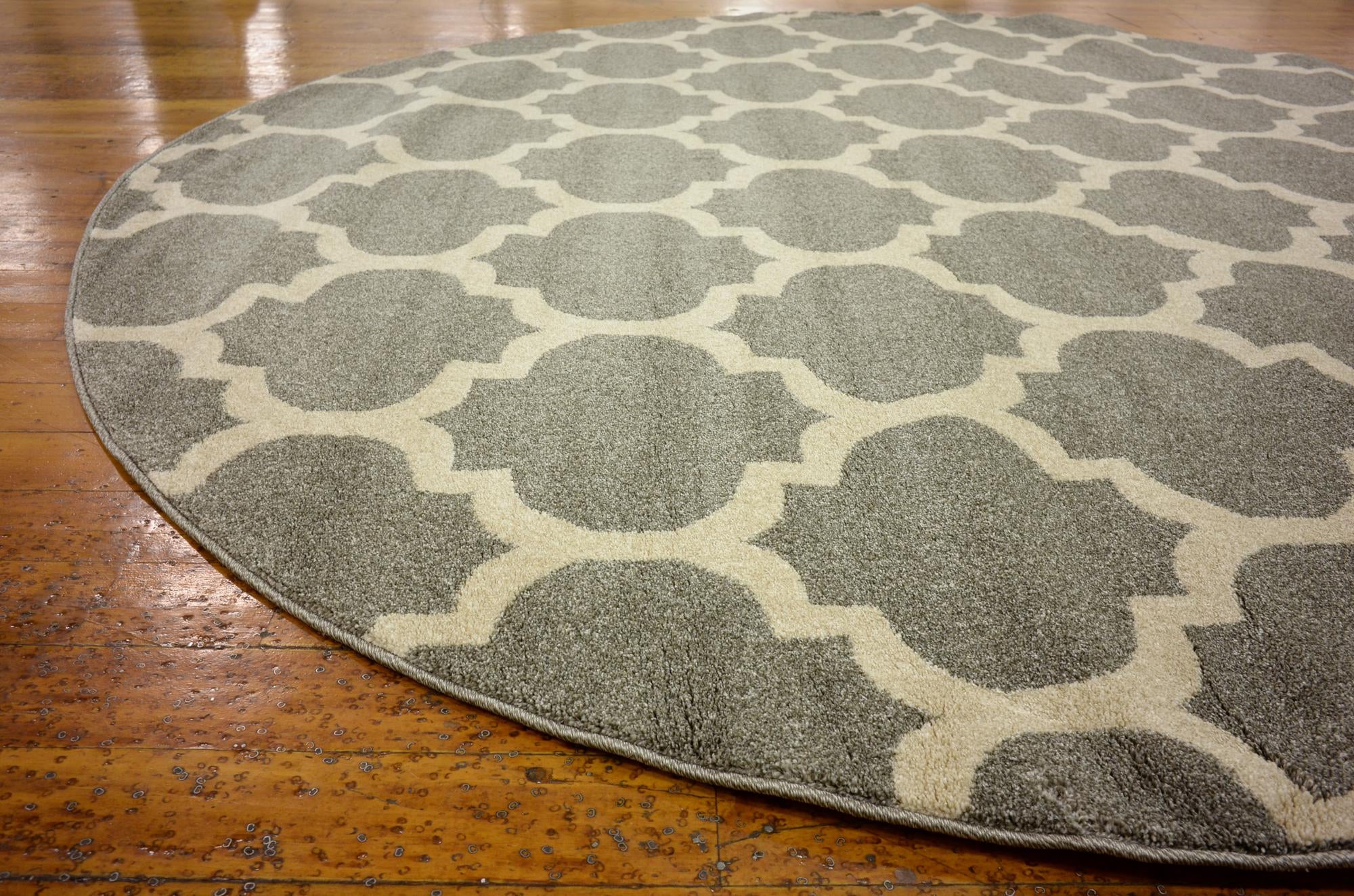 8' x 8' Trellis Round Rug