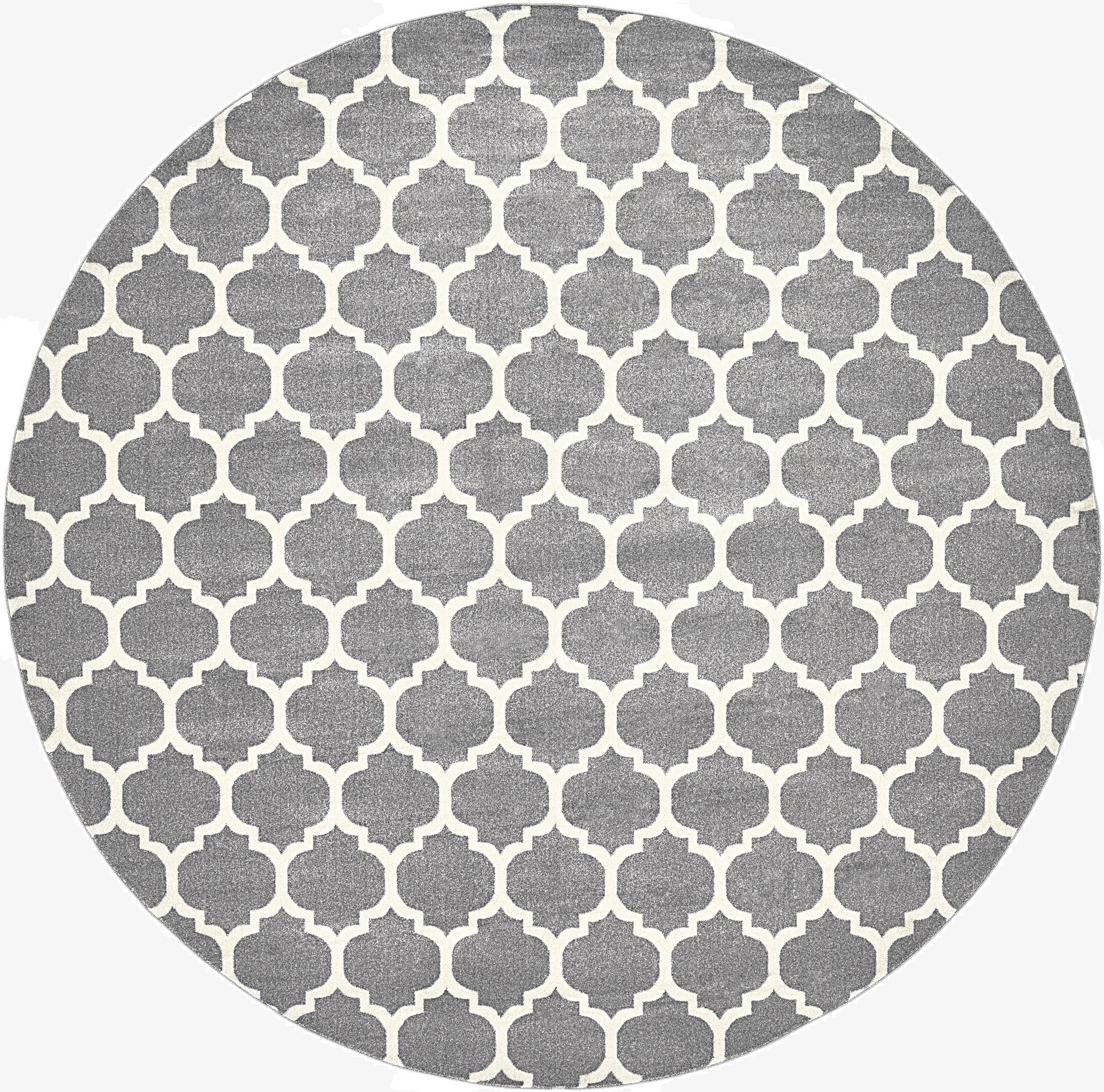 Primary image 12' 2 x 12' 2 Trellis Round Rug