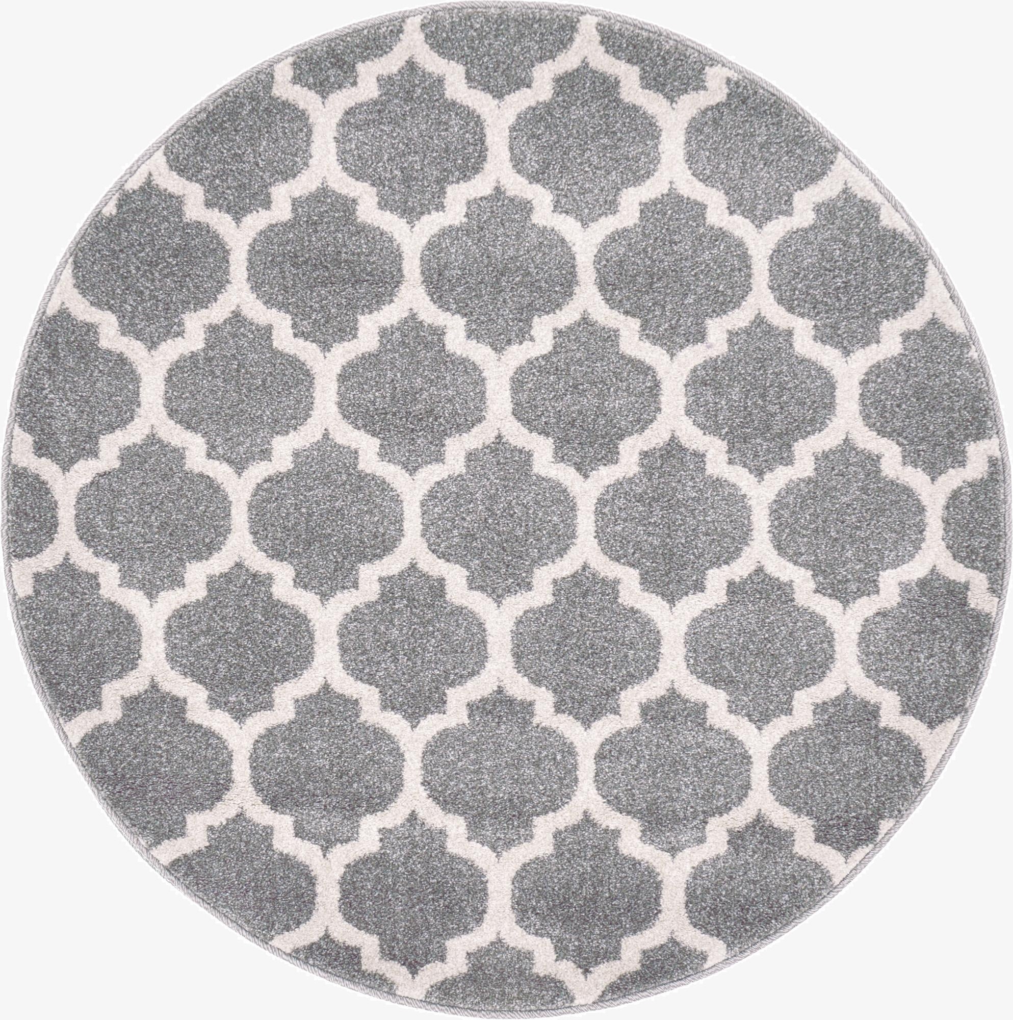 Primary image 3' x 3' Trellis Round Rug