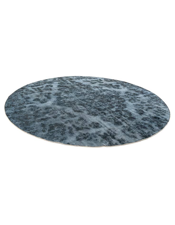 Detail image of 8' 5 x 8' 6  Hand Knotted Ultra Vintage Persian Wool Round Rug