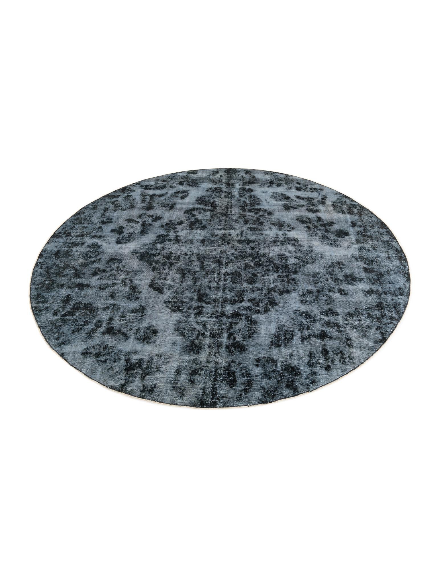 255cm x 260cm anudado a mano Ultra Vintage Alfombra Persa Lana redondo