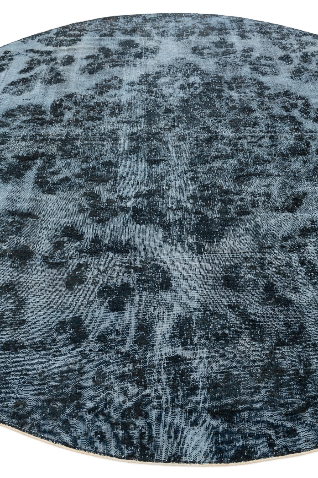 255cm x 260cm anudado a mano Ultra Vintage Alfombra Persa Lana redondo