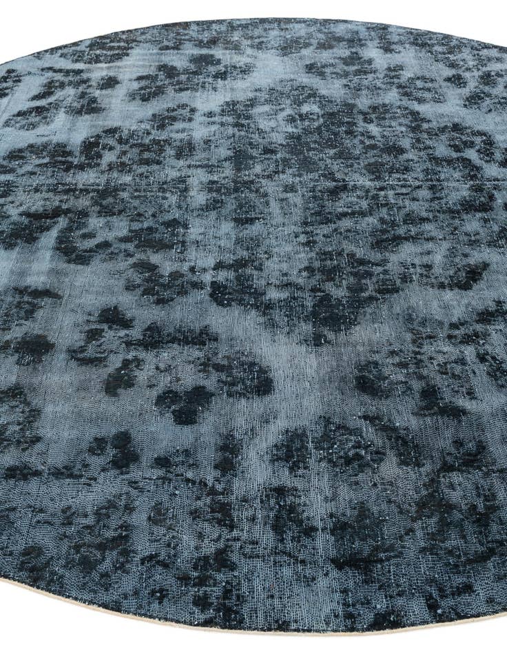 Detail image of 8' 5 x 8' 6  Hand Knotted Ultra Vintage Persian Wool Round Rug