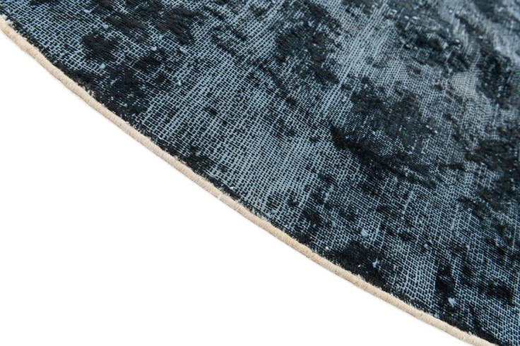 Detail image of 255cm x 260cm Hand Knotted Ultra Vintage Persian Wool Round Rug