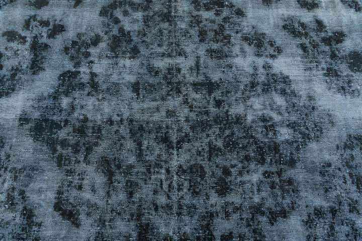 255cm x 260cm Hand Knotted Ultra Vintage Persian Wool Round Rug