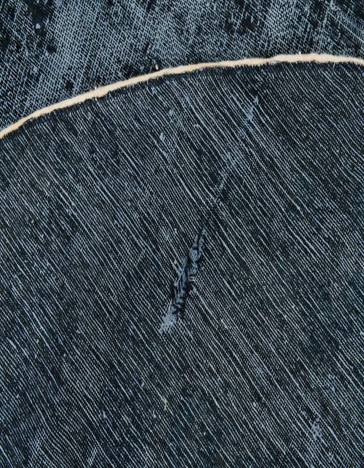 Detail image of 8' 5 x 8' 6  Hand Knotted Ultra Vintage Persian Wool Round Rug