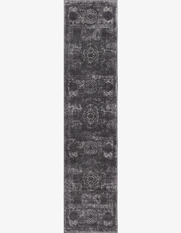 Dark Gray Bexley Runner Rug