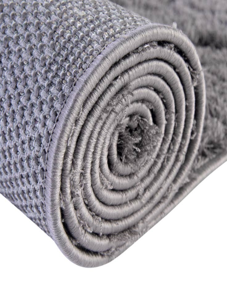 Detail image of 2' 7 x 10' Botanical Shag Runner Rug