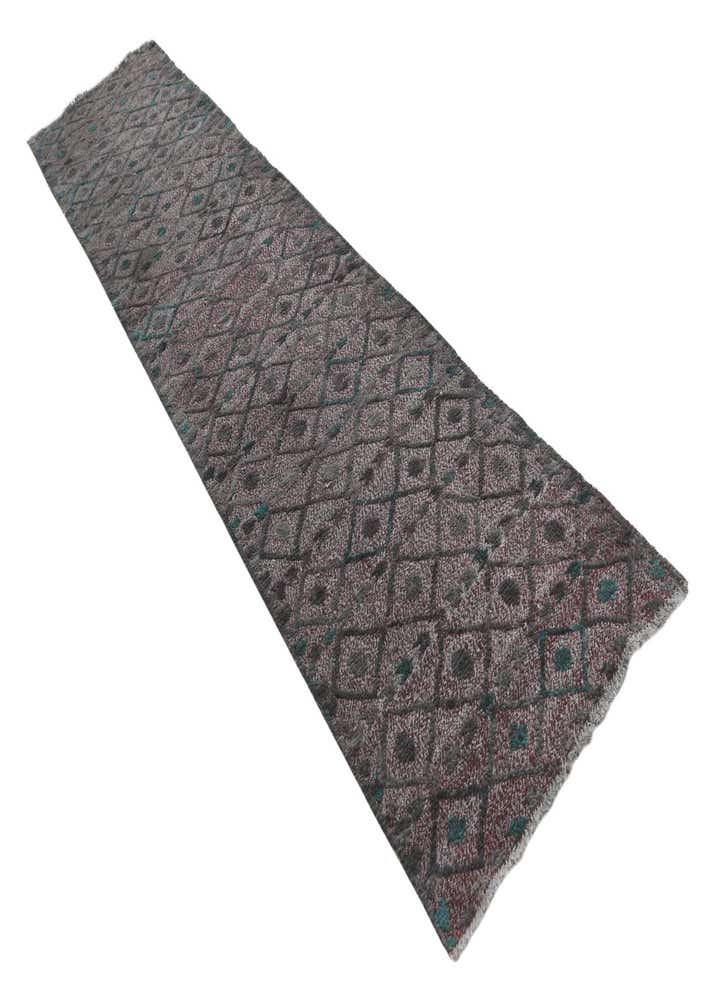 2' 7 x 12' 2 Hand Knotted Darya Wool Runner Rug
