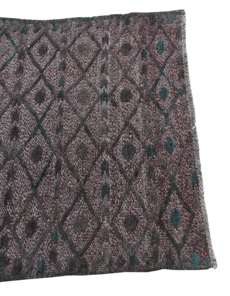 Detail image of 2' 7 x 12' 2 Hand Knotted Darya Wool Runner Rug