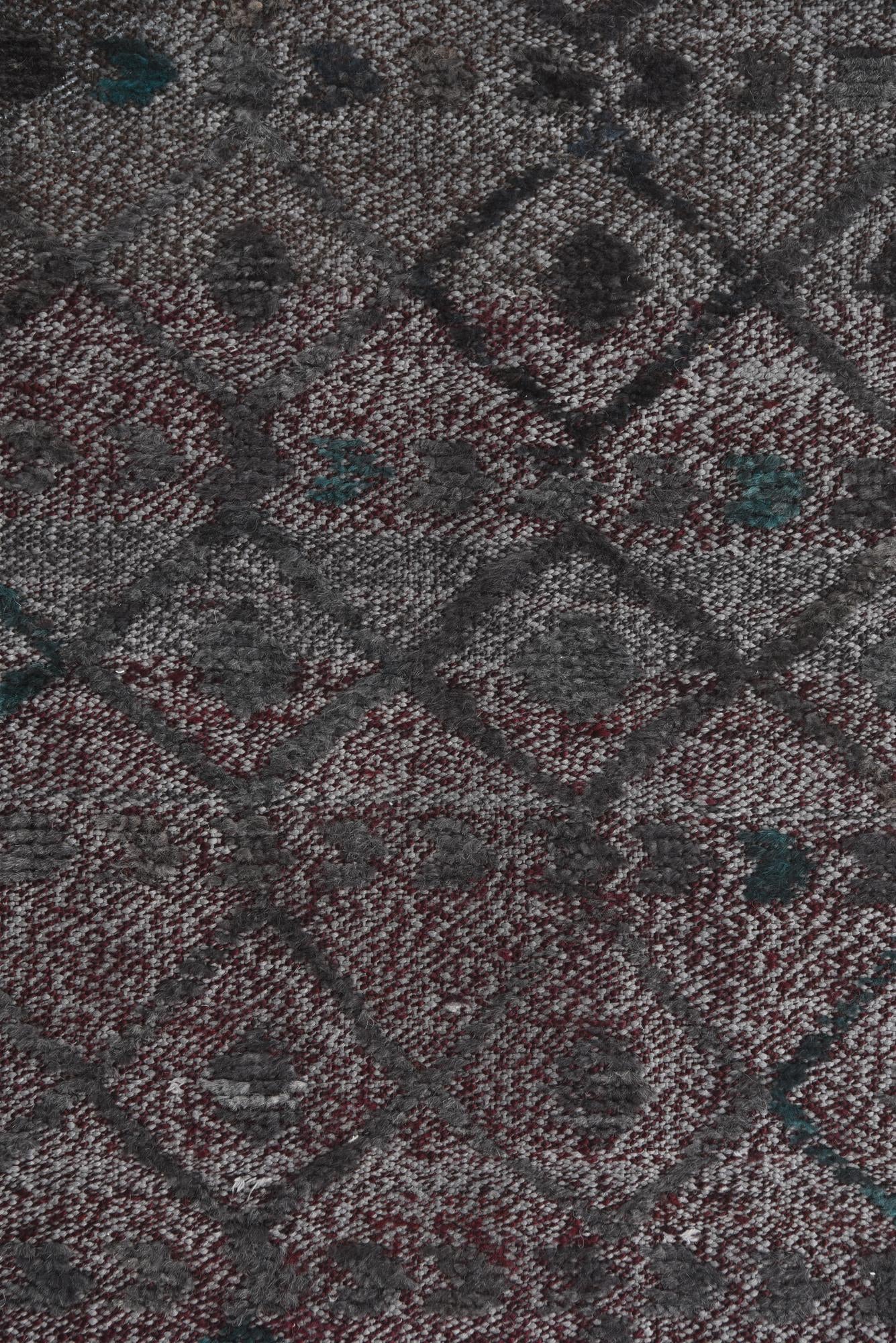 2' 7 x 12' 2 Hand Knotted Darya Wool Runner Rug