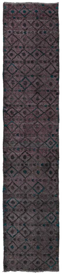 Detail image of 2' 7 x 12' 2 Hand Knotted Darya Wool Runner Rug