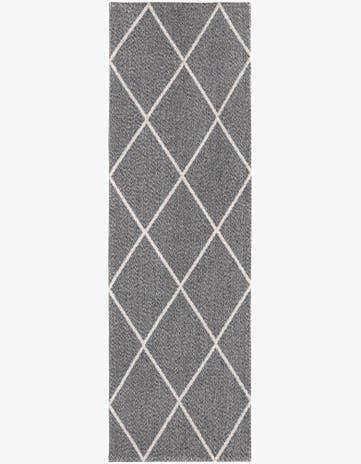 Dark Gray Georgia Runner Rug