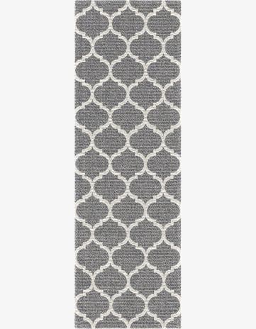 Dark Gray Georgia Runner Rug