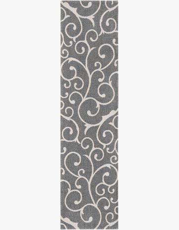 Dark Gray Georgia Runner Rug