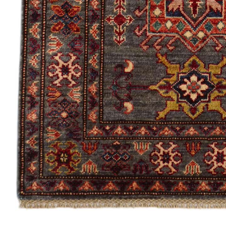 2' 9 x 8' 3 Hand Knotted Kazak Runner Rug
