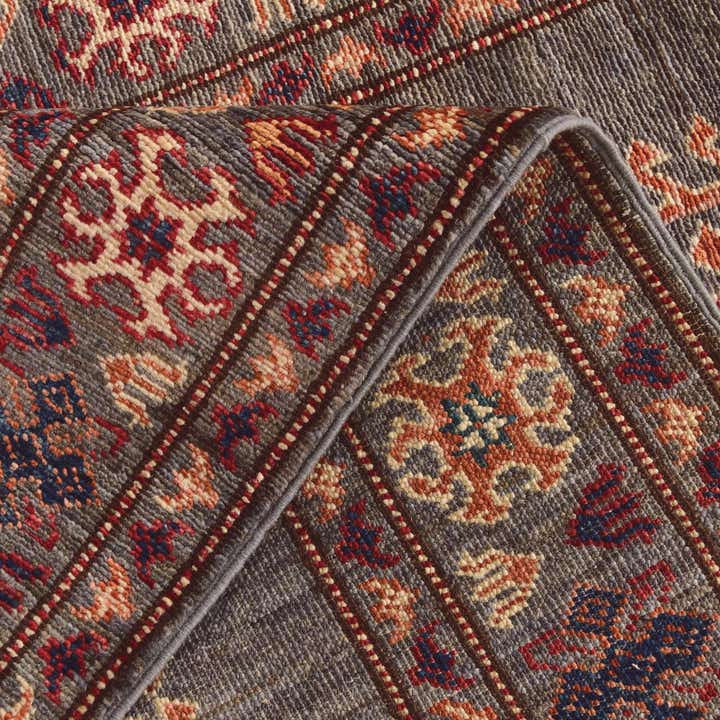 2' 9 x 8' 3 Hand Knotted Kazak Runner Rug